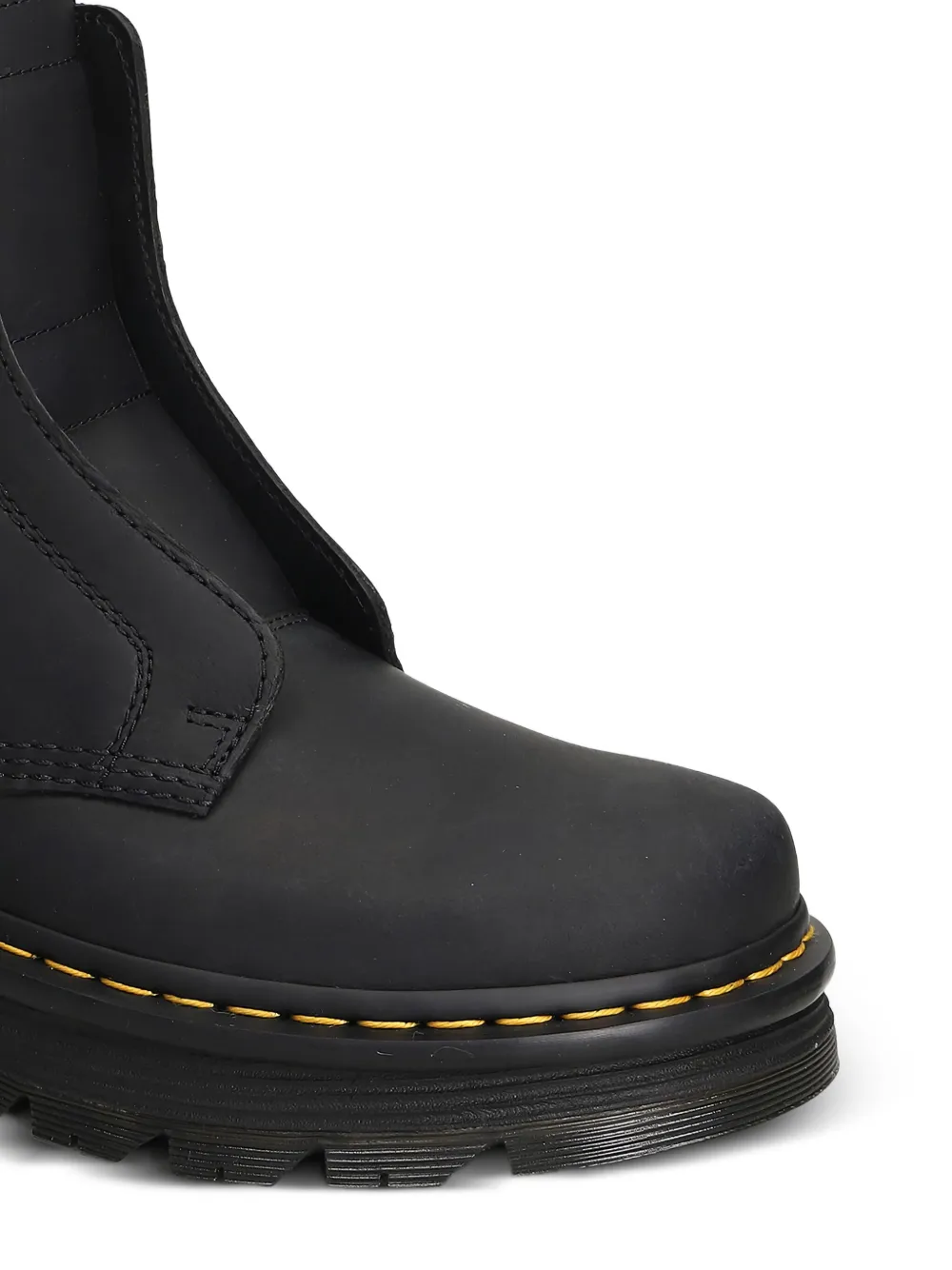 Dr. Martens Leren veterloze laarzen Zwart