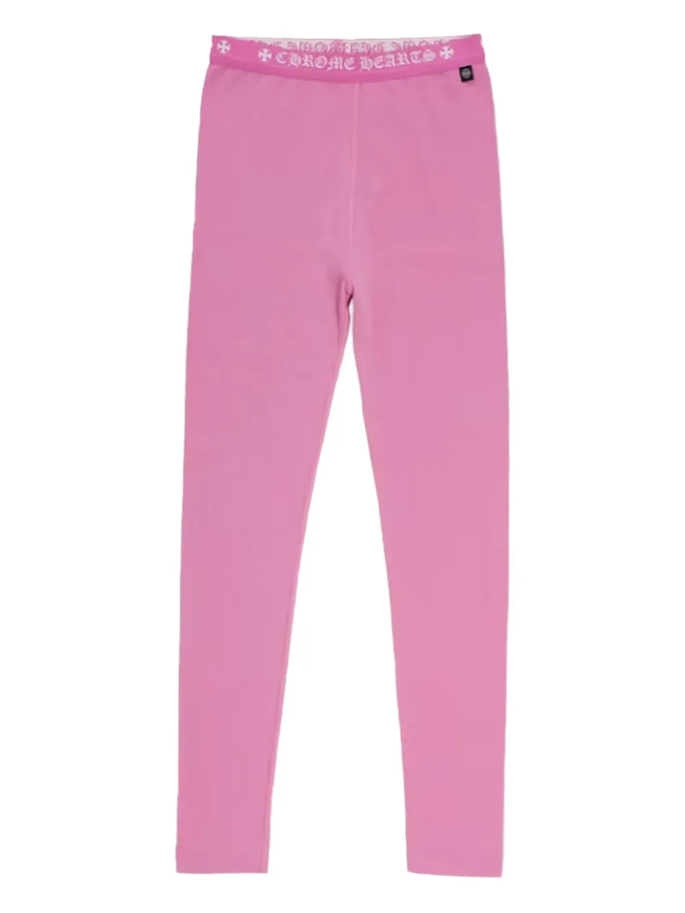 Chrome Hearts Leggings con logo - Rosa
