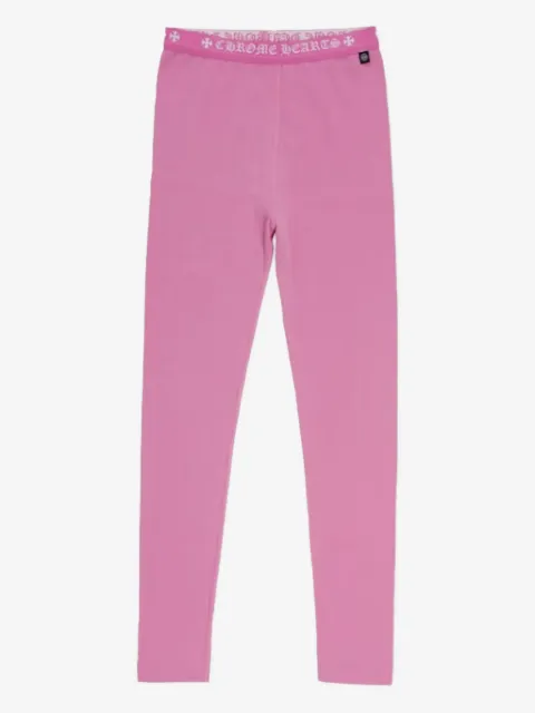 Chrome Hearts leggins con detalle del logo