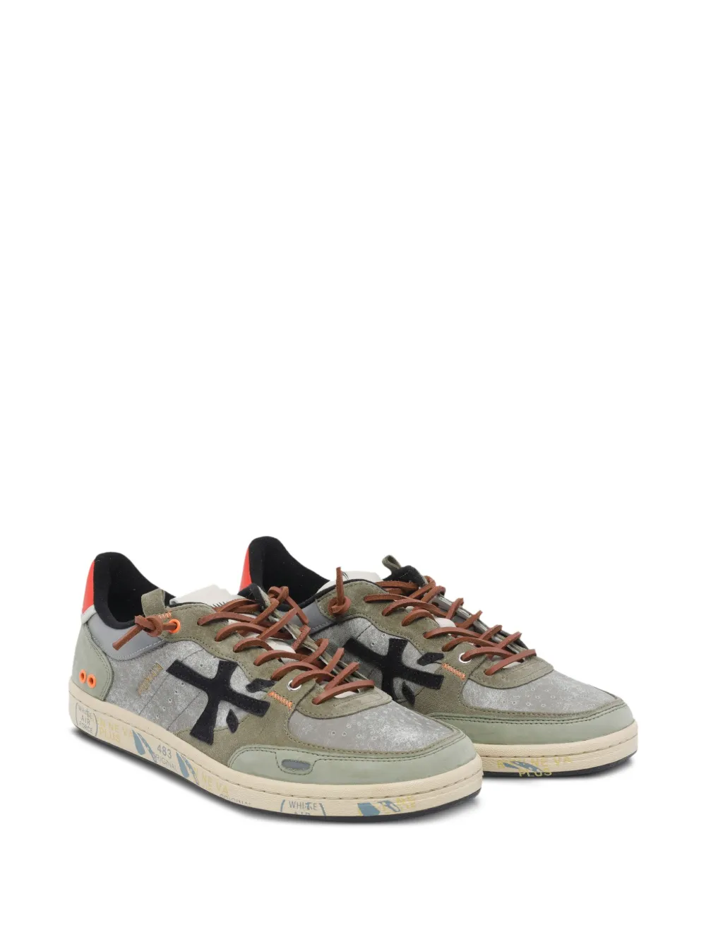 Premiata Bsktclay suede-leather sneakers | Low-Tops | Image 2