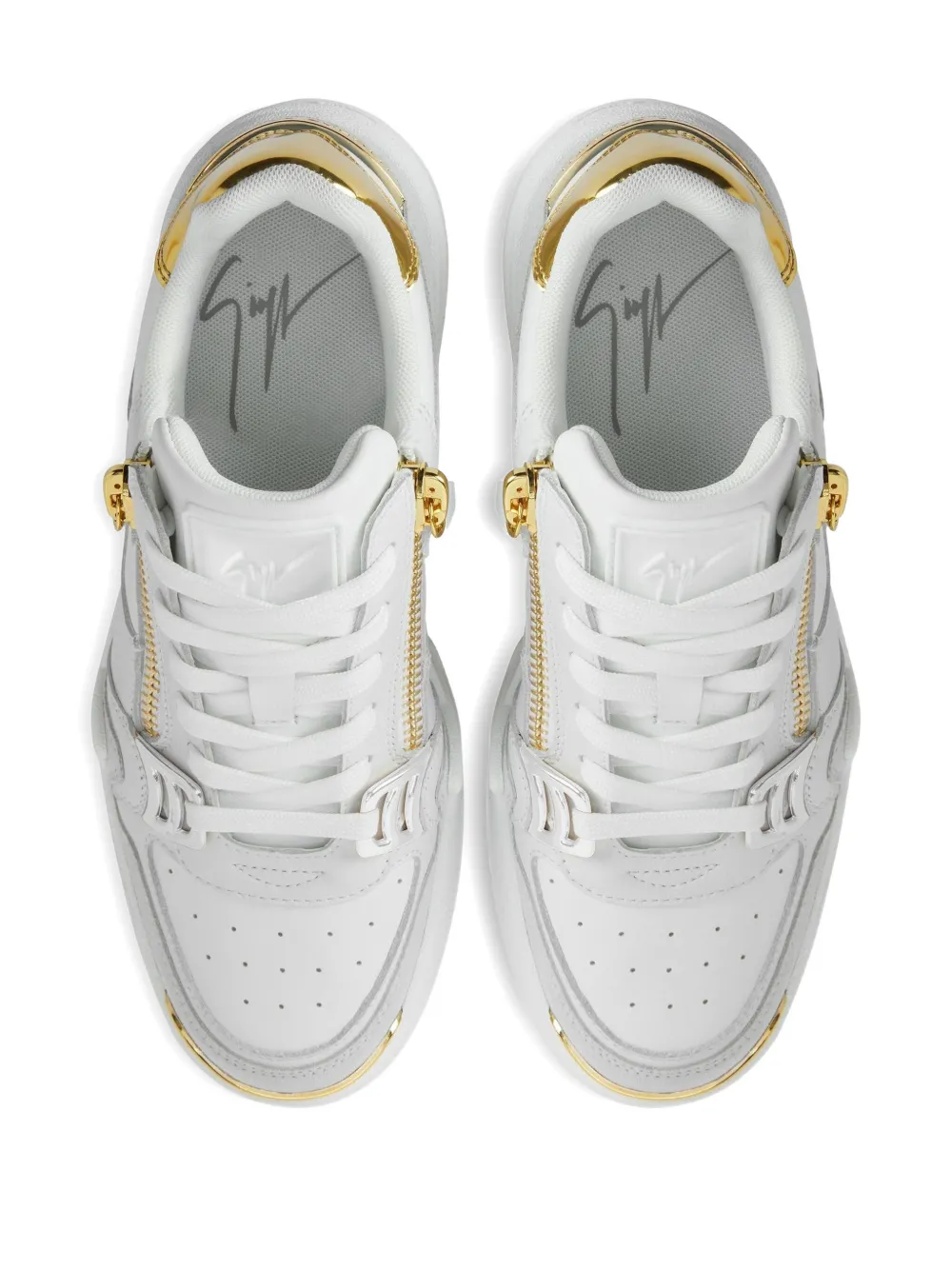 Giuseppe Zanotti Gz-Ghost low-top sneakers Wit