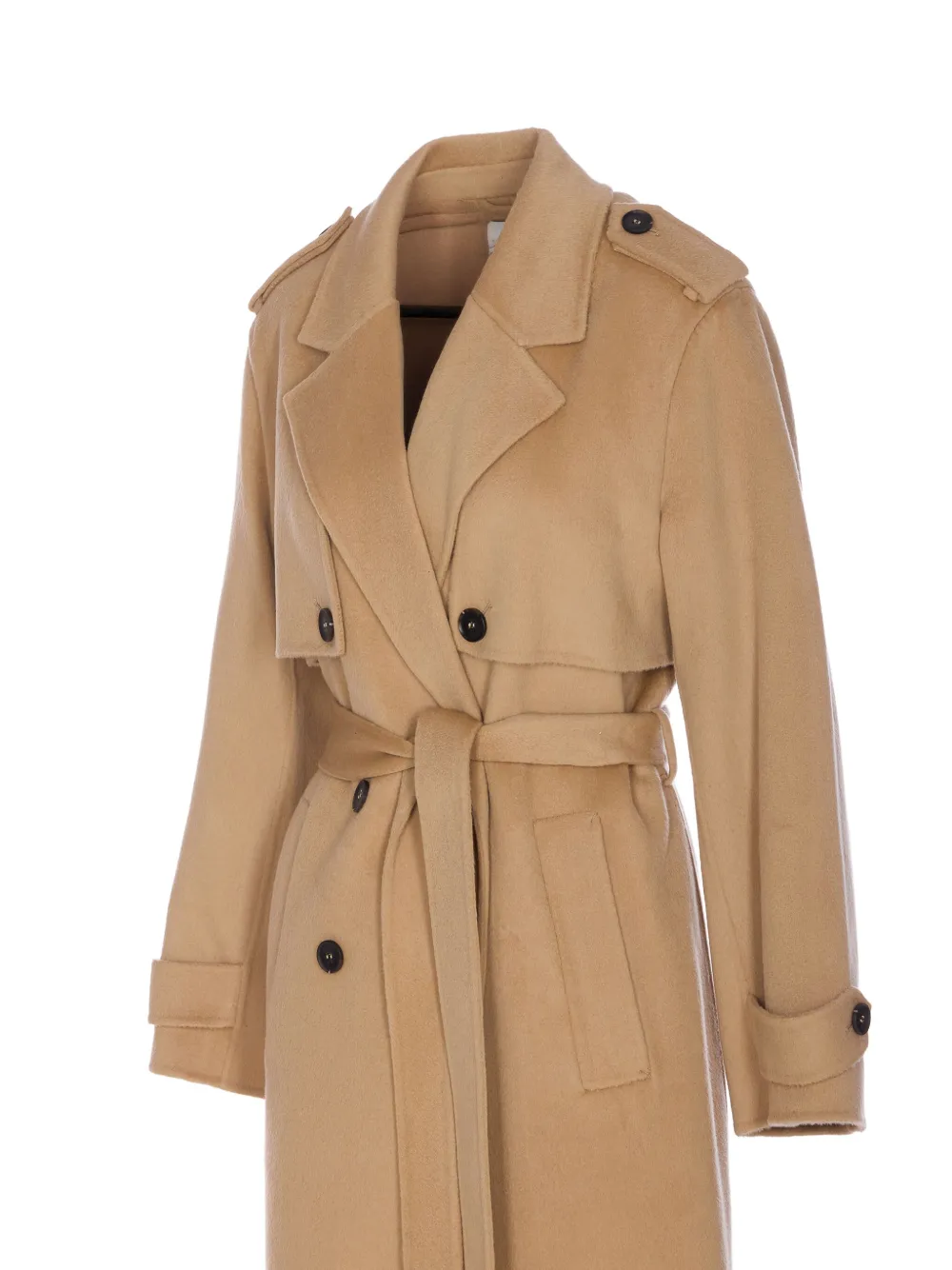 Ivy & Oak Colette Ann Double-breasted Coat In Brown