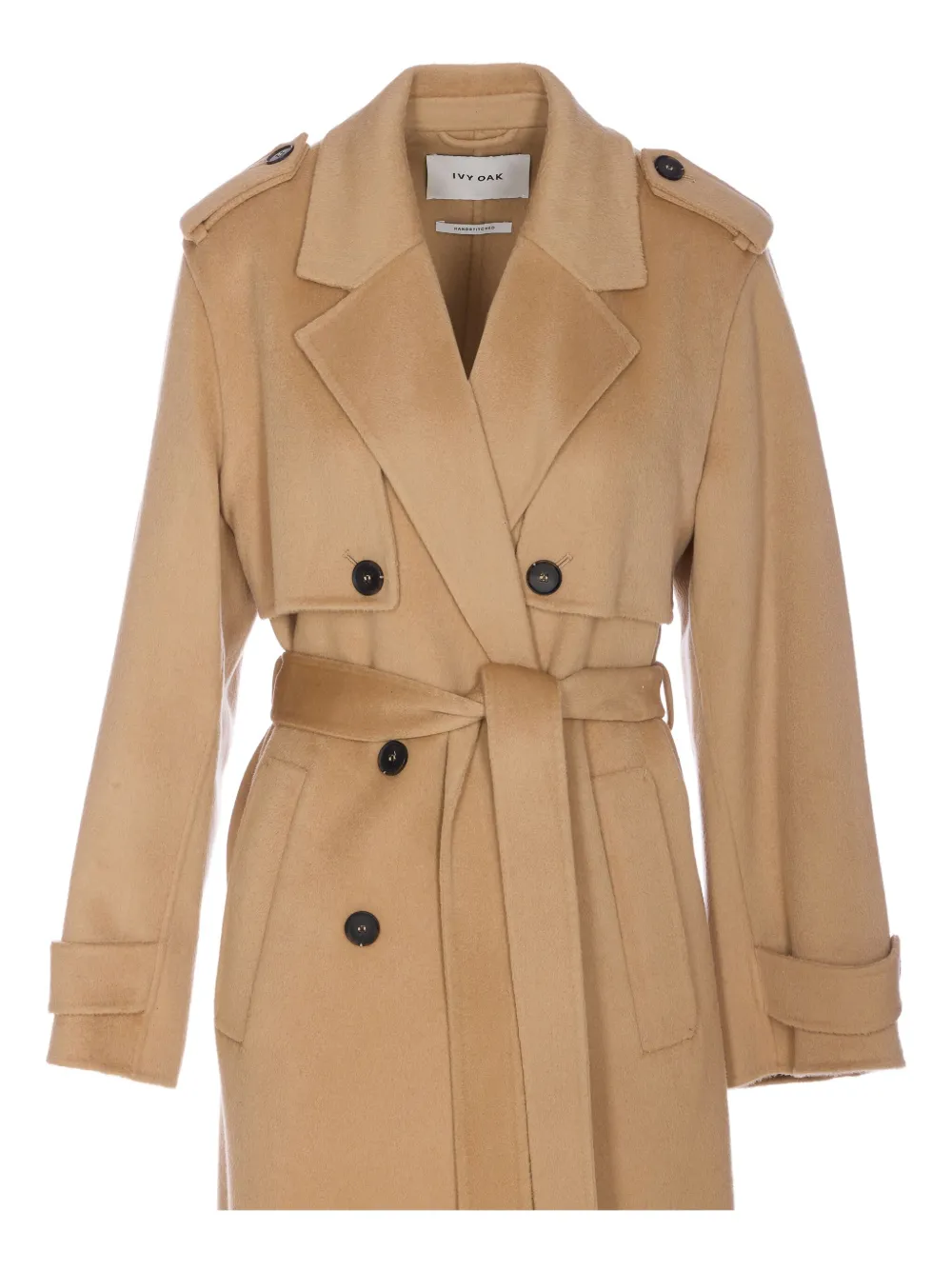 Ivy & Oak Colette Ann Double-breasted Coat In Brown