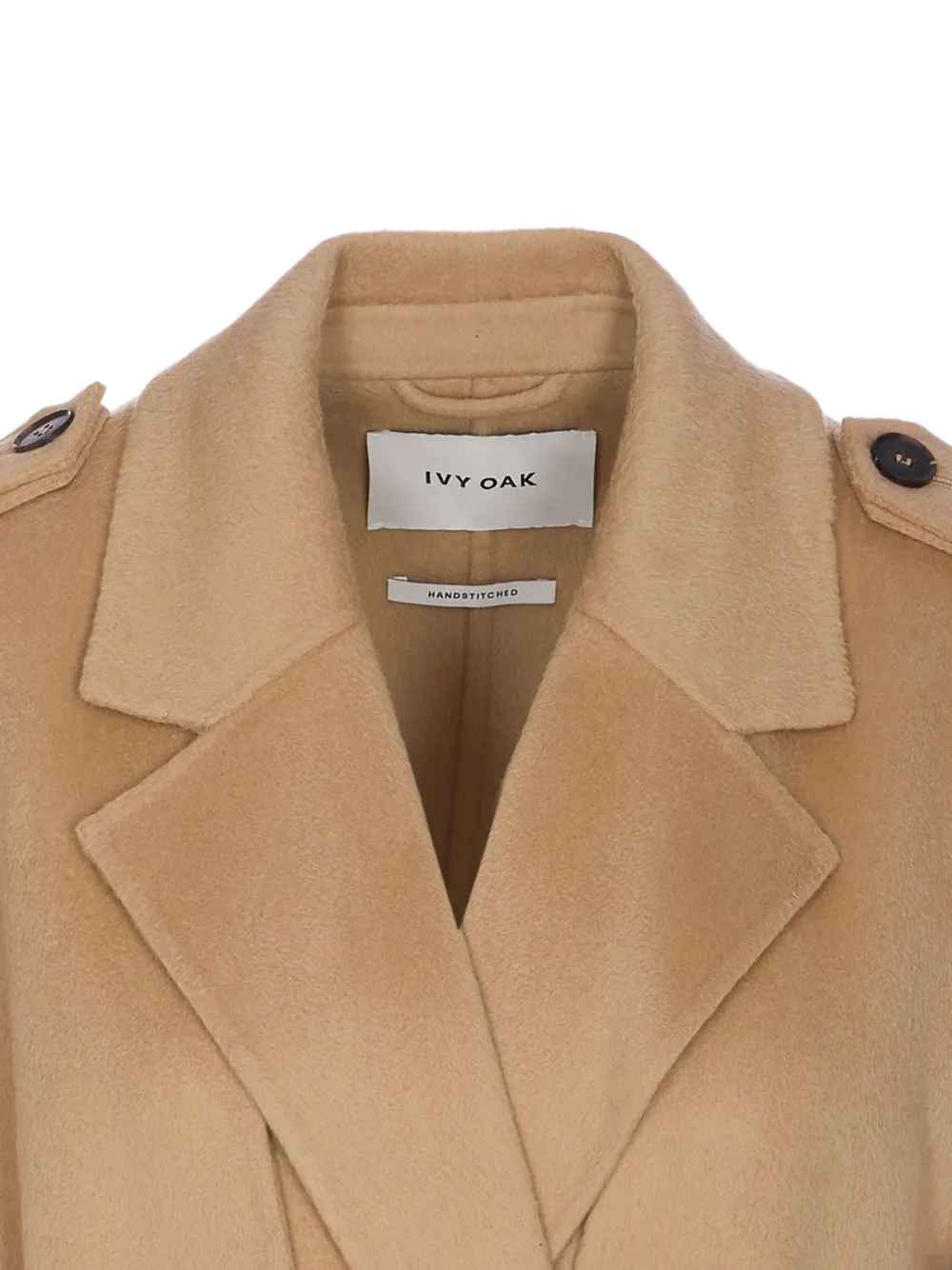 IVY OAK Colette Ann jas met dubbele rij knopen Beige