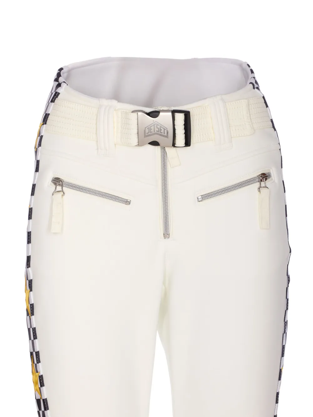 Jetset Tibi Star-embroidery Ski Trousers In White