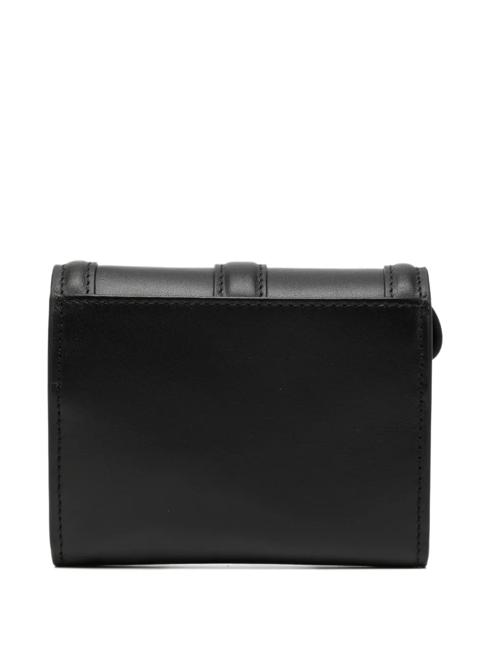 Agnès B. Leather Shoulder Wallet In Brown