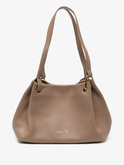 agnès b.  tote con logo estampado