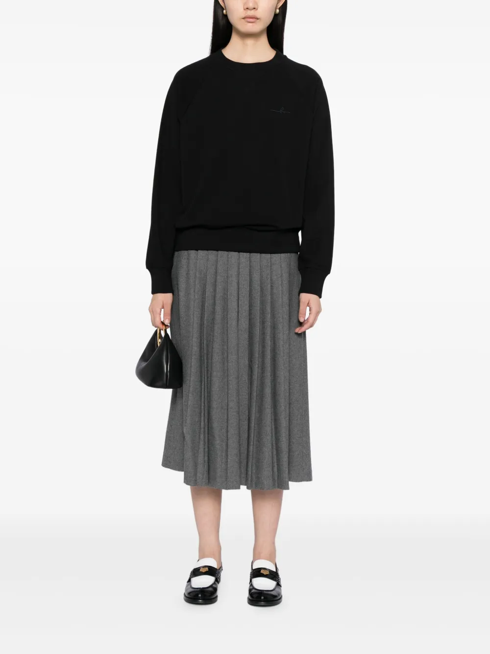 agnès b.  logo-embroidered sweatshirt | Sweaters | Image 2