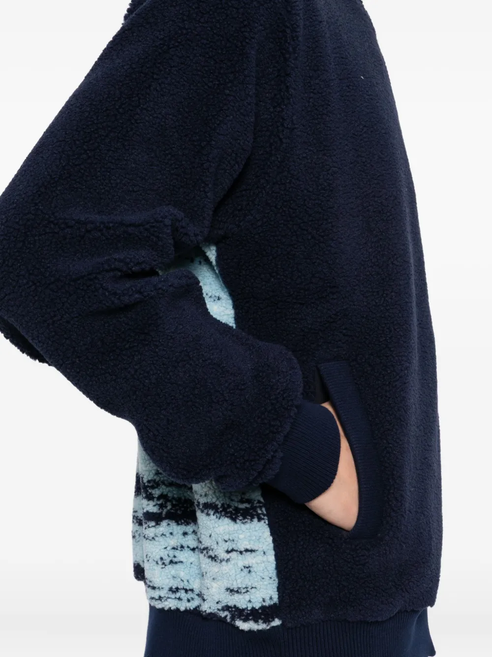 Agnès B. Classe Bomber Jacket In Blue