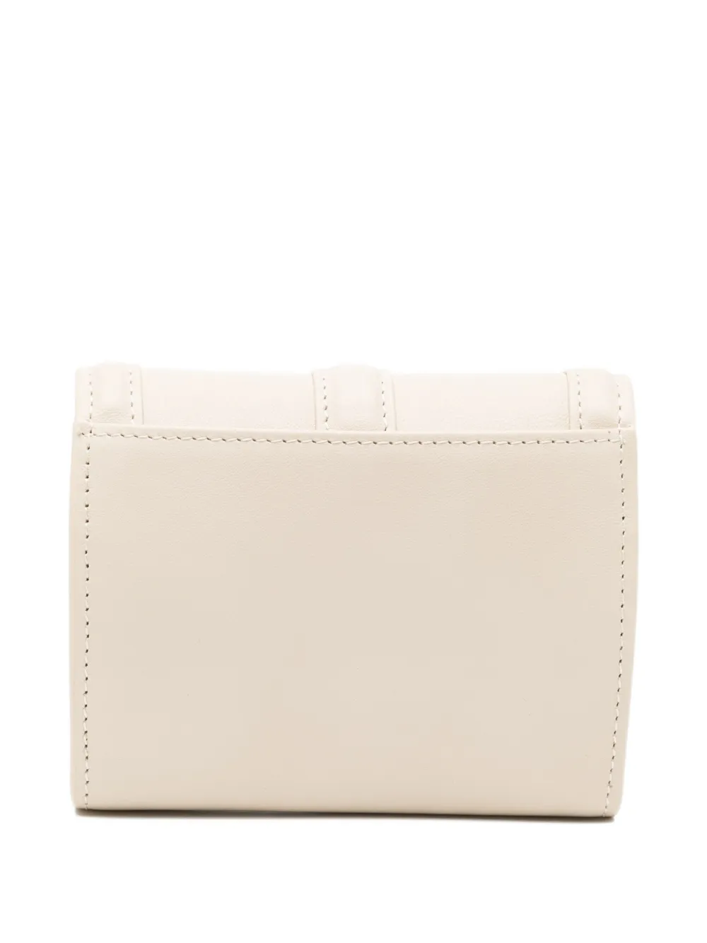 Agnès B. Leather Shoulder Wallet In Brown