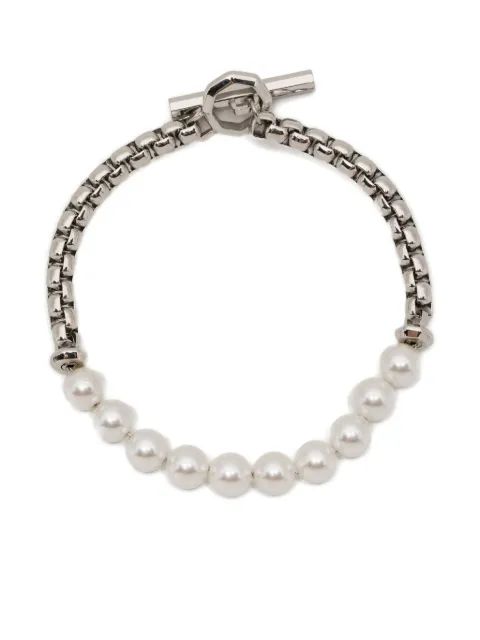 agnès b.  pulsera de perlas con cuentas