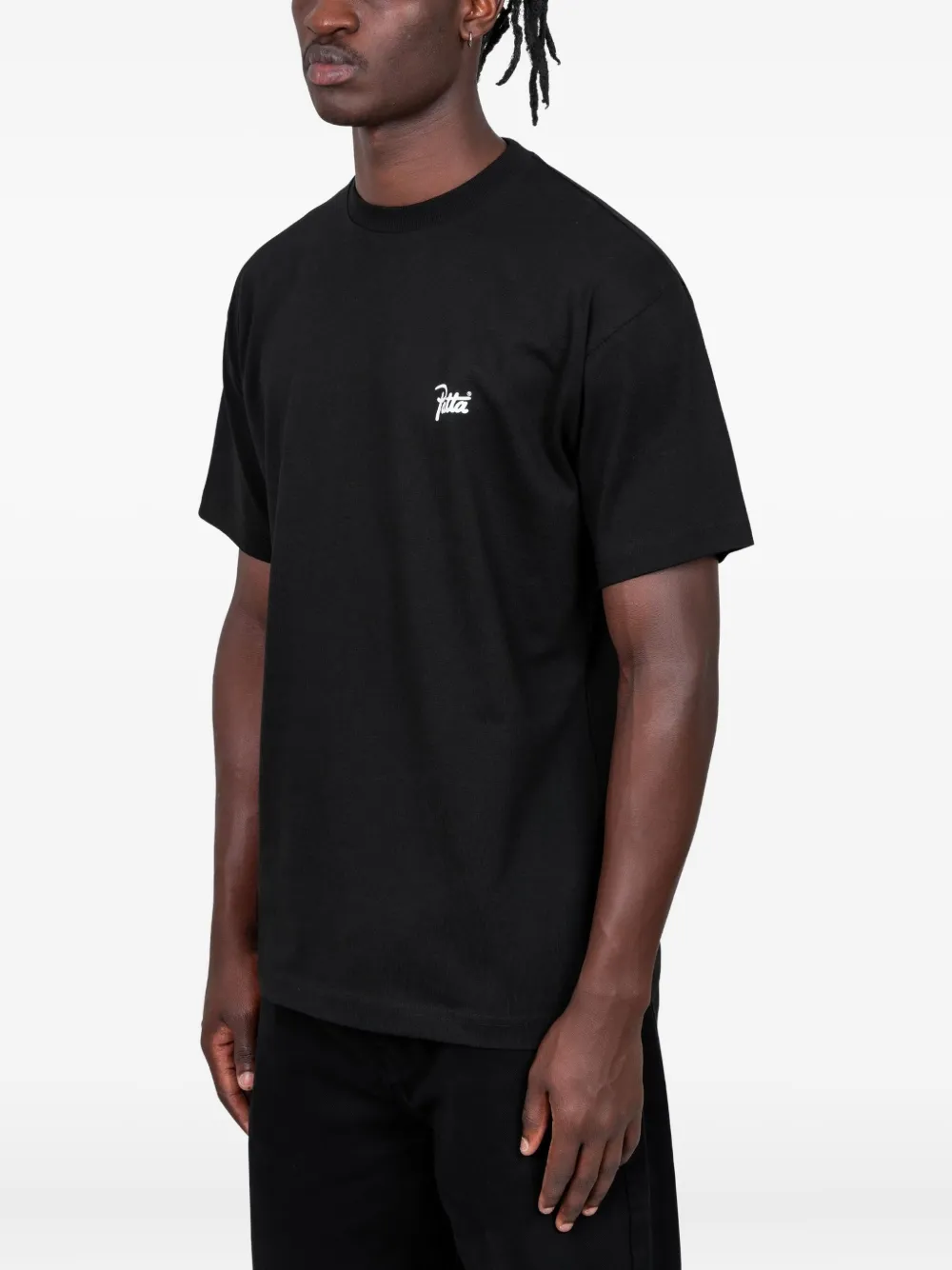 PATTA lighters family T-shirt - Zwart