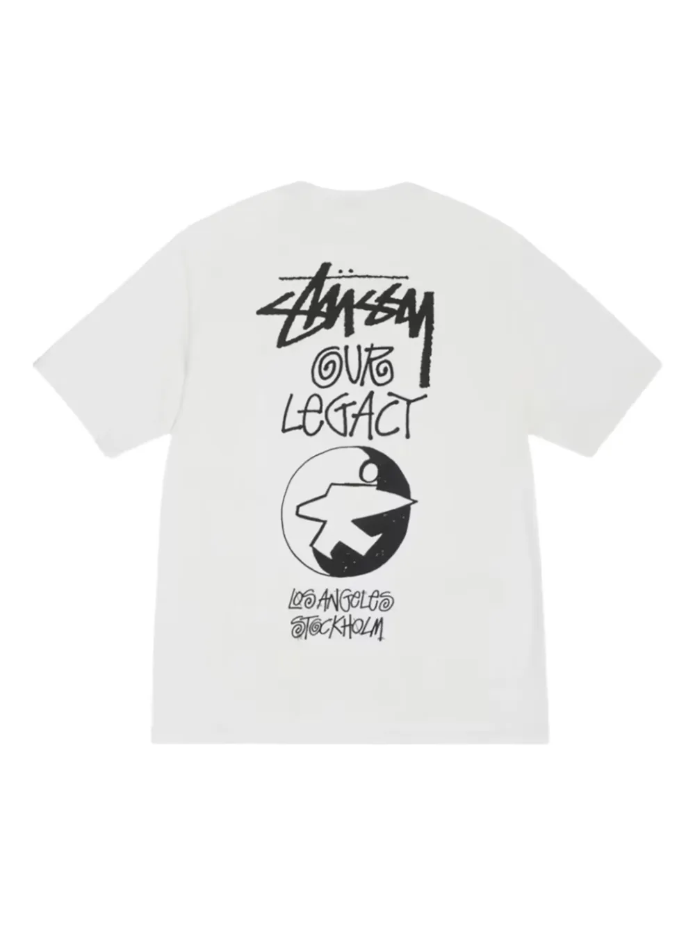 Stüssy Effen World Tour LCB T-shirt - Wit
