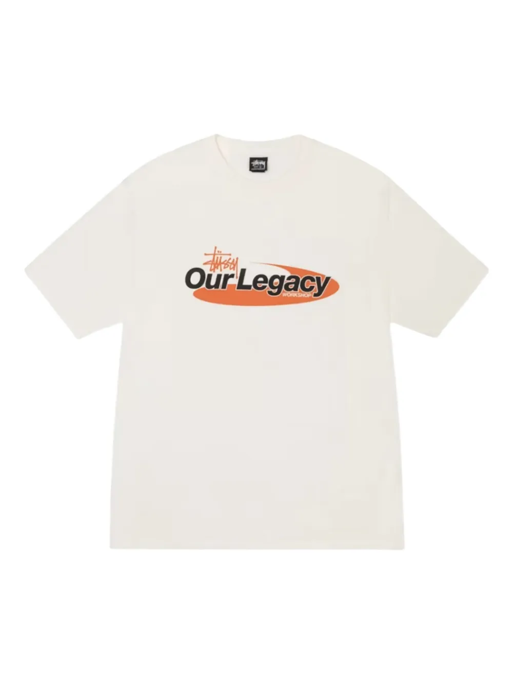Stüssy playera Work Shop Swirl en colaboración con Our Legacy | neutro | Image 1