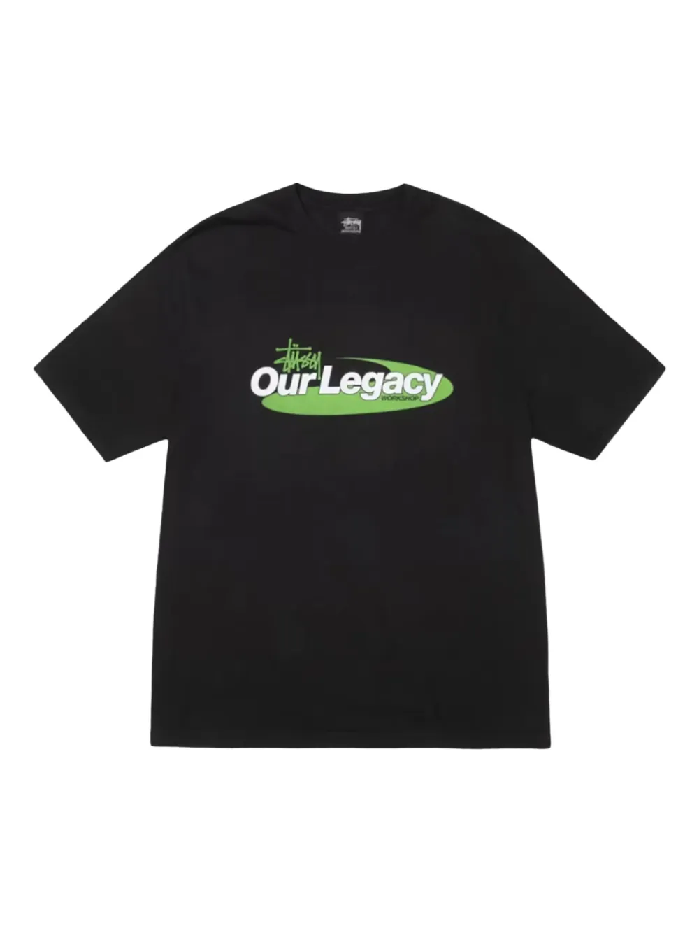 Stüssy playera Work Shop Swirl en colaboración con Our Legacy | negro | Image 1