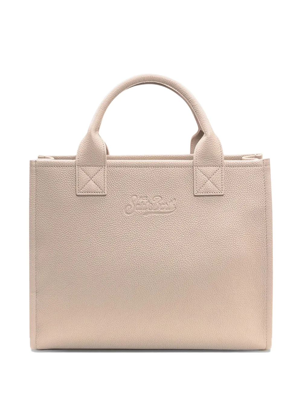 Mc2 Saint Barth Stylish Tote Bag Detachable Strap In Neutral