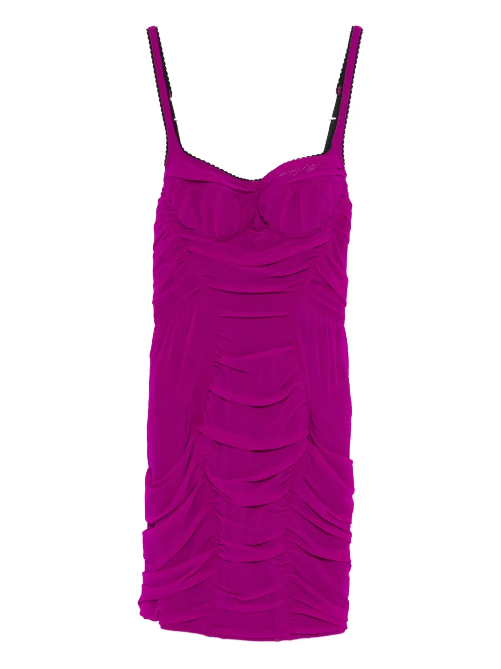 The Attico ruched mini dress - Viola