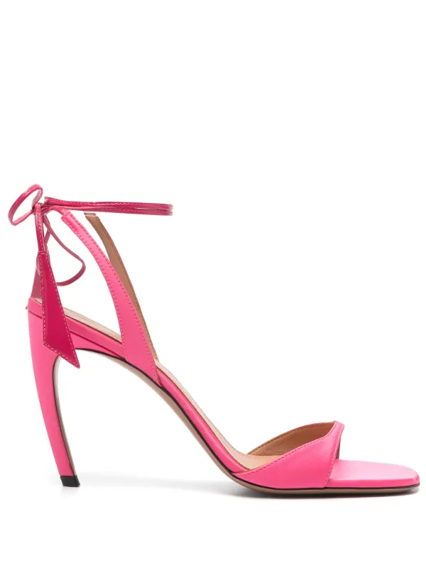 The Attico Ora Sandals in Pink