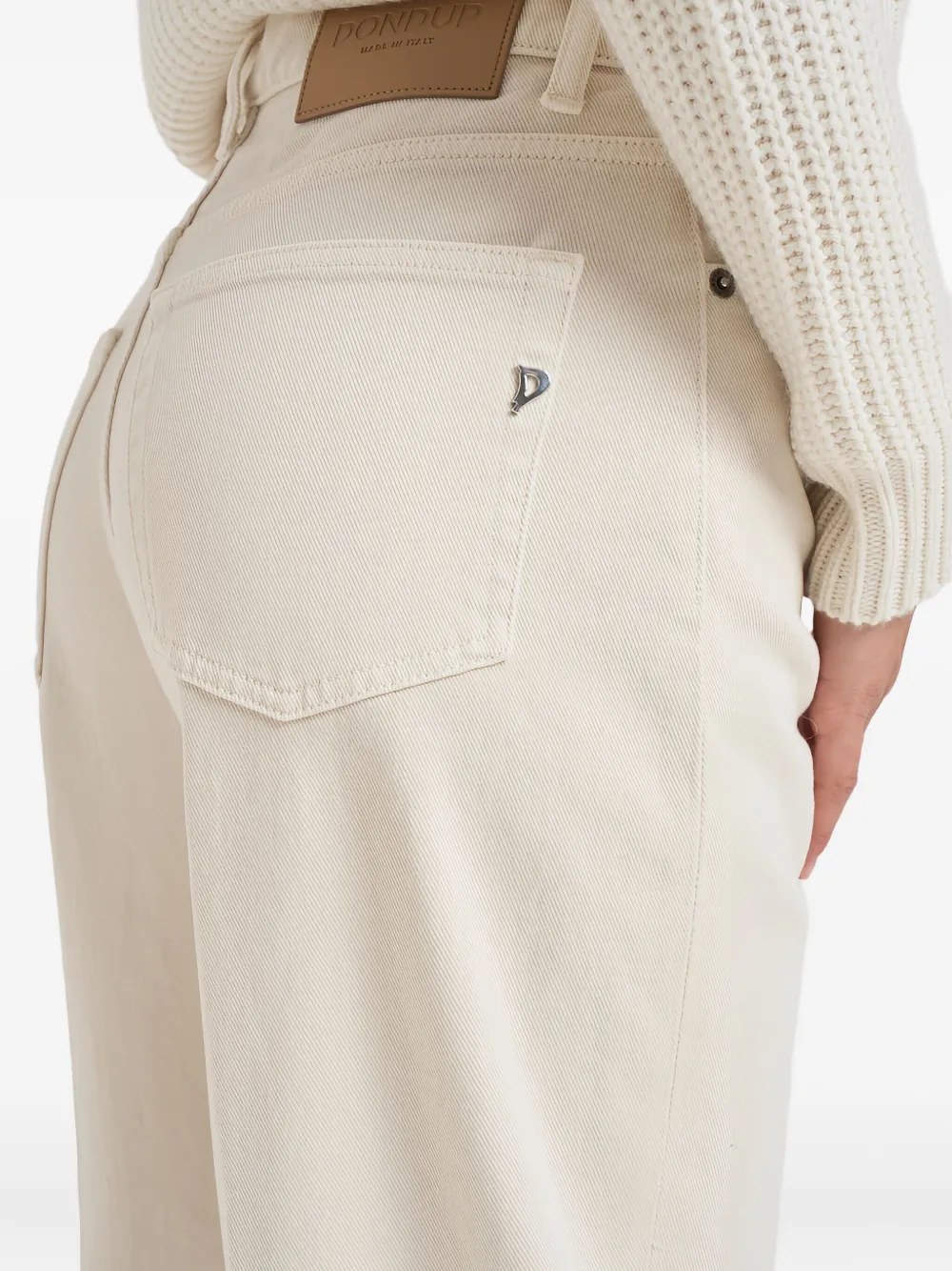 DONDUP Jeans met vijf zakken Beige