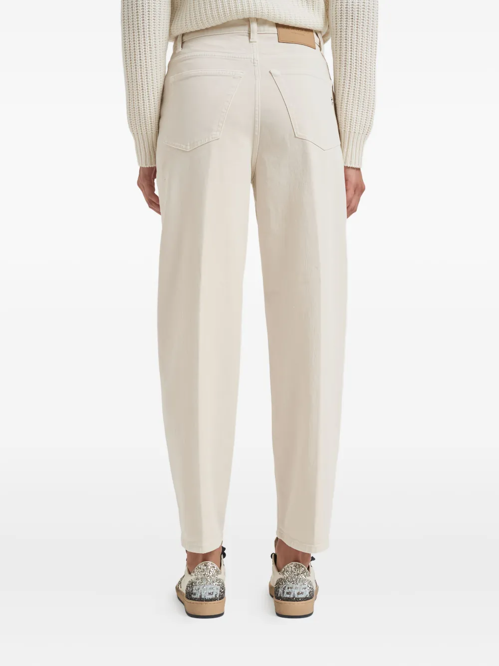 DONDUP Jeans met vijf zakken Beige