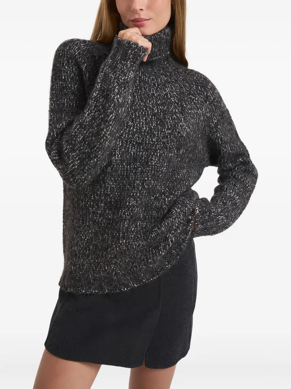 P.A.R.O.S.H. roll-neck sweater | Grey | Image 1