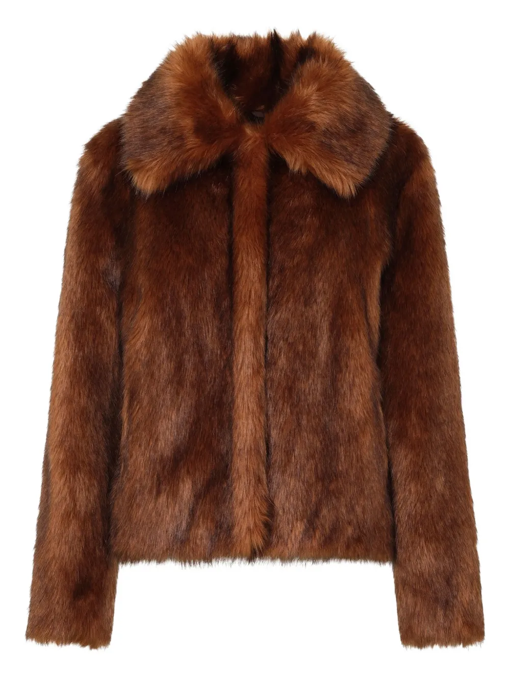 Unreal Fur Courage Faux-fur Jacket In Brown