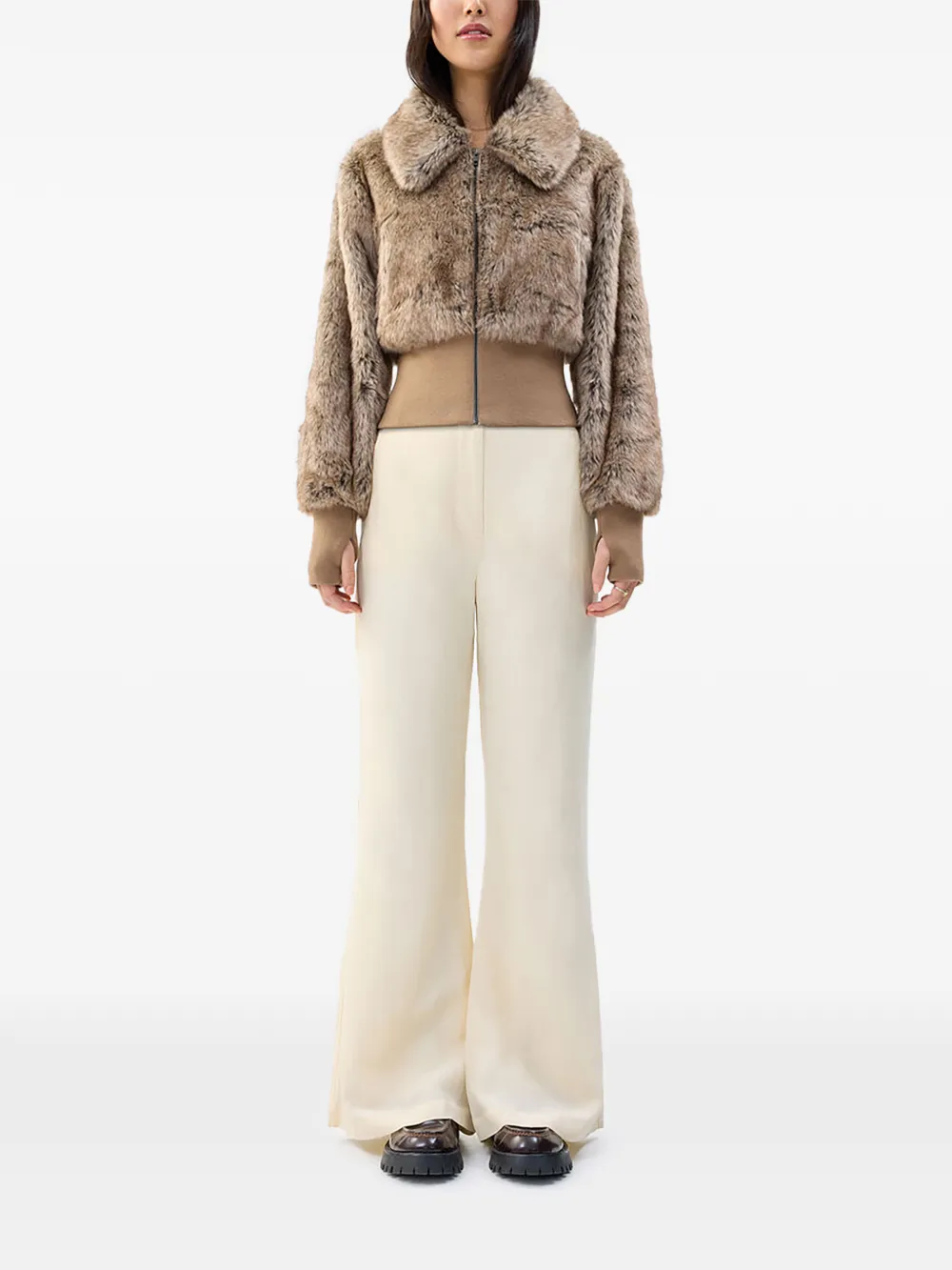  Unreal Fur Event Horizon Faux-fur Jacket - Brown 