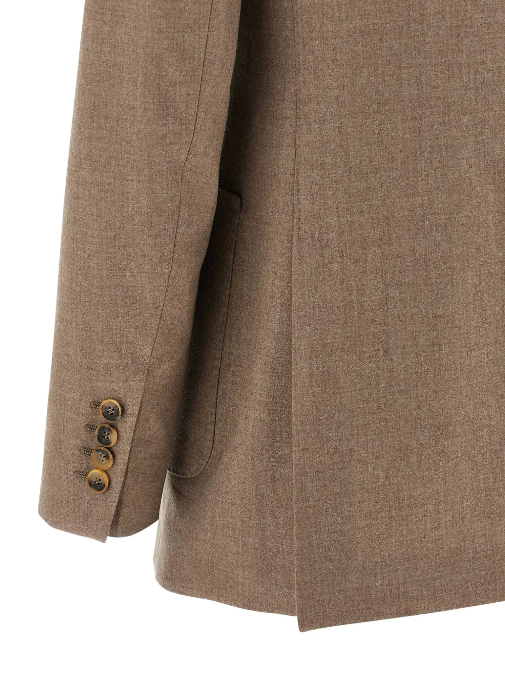 Max Mara Harald Double-breasted Blazer In Brown