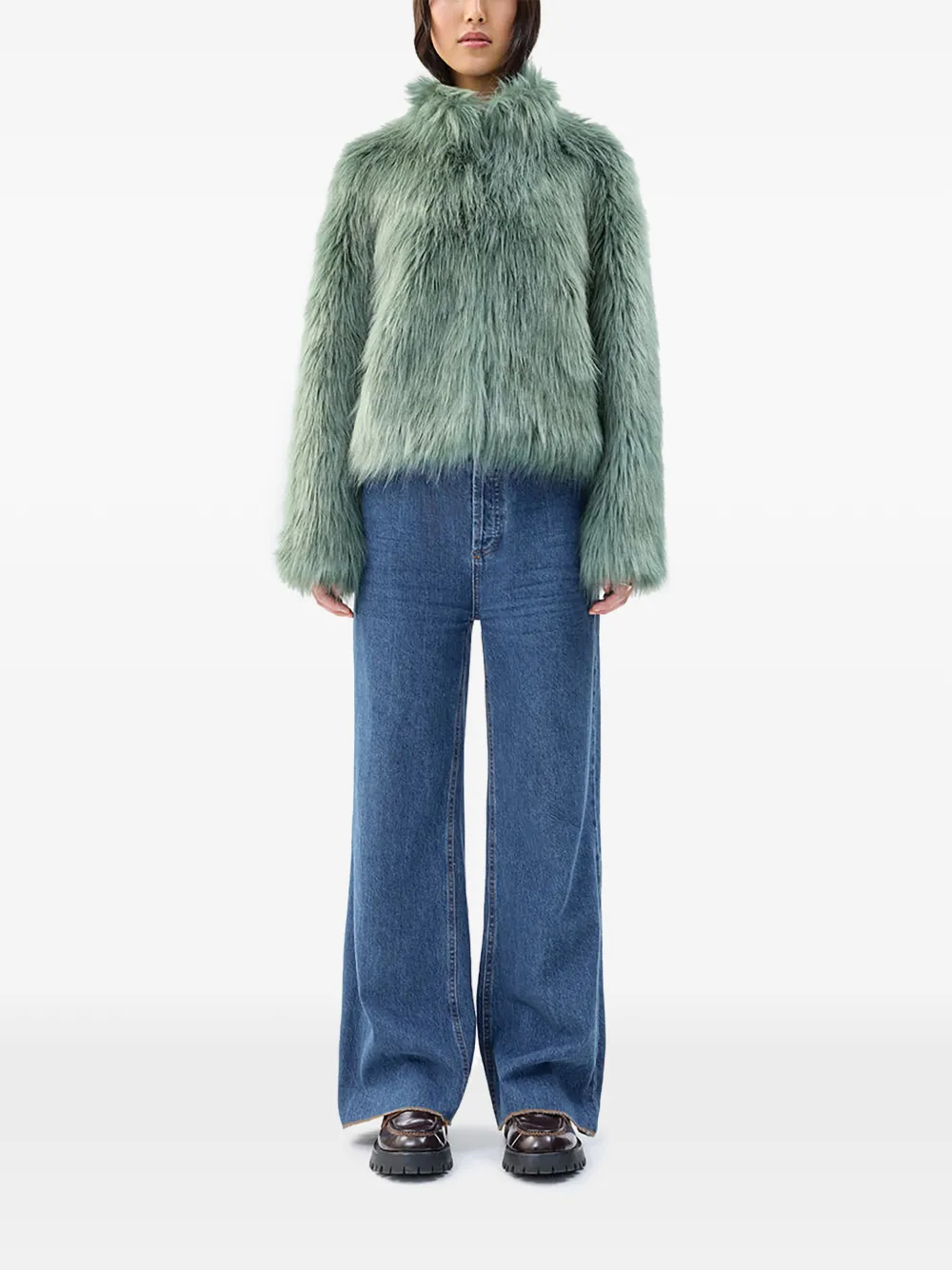  Unreal Fur Fur Delish Jacket - Green 