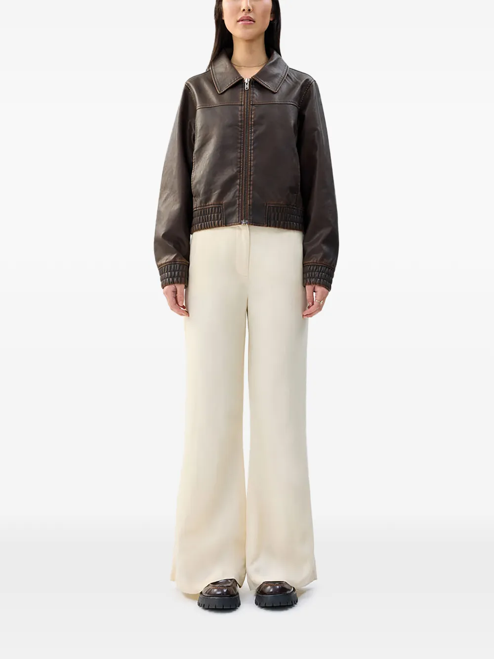  Unreal Fur Game Changer Jacket - Brown 