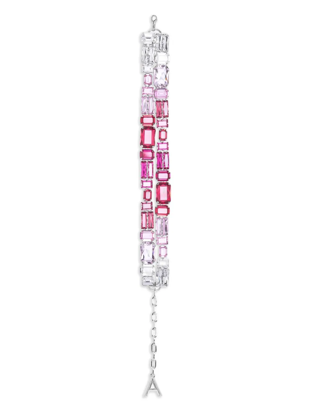 AREA Choker con cristalli - Rosa