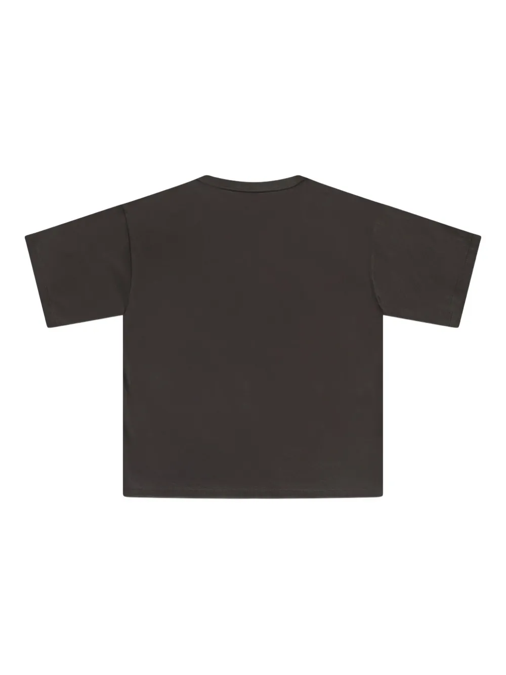 Area Crystal-cluster Flower T-shirt In Black