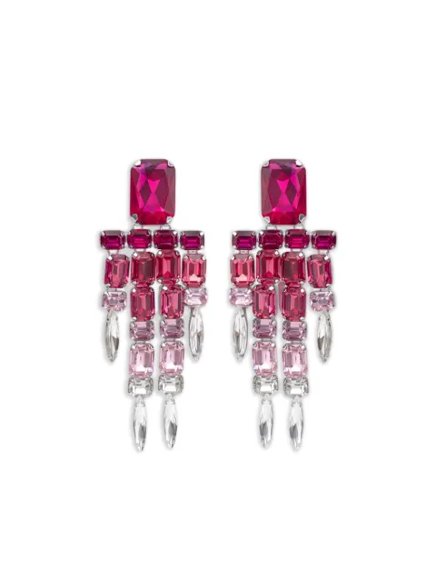 AREA crystal chandelier earrings