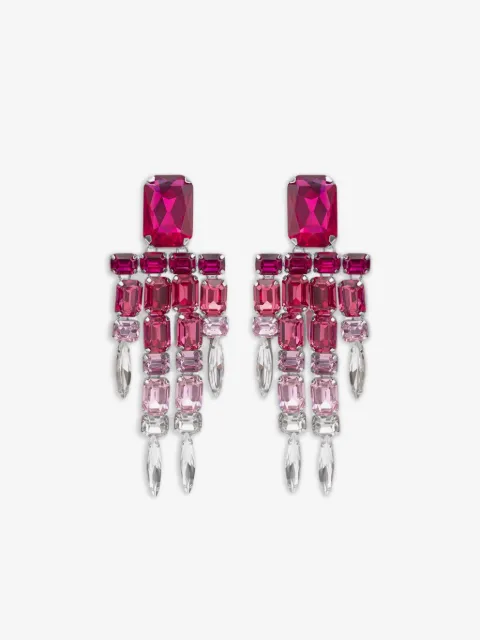 AREA crystal chandelier earrings
