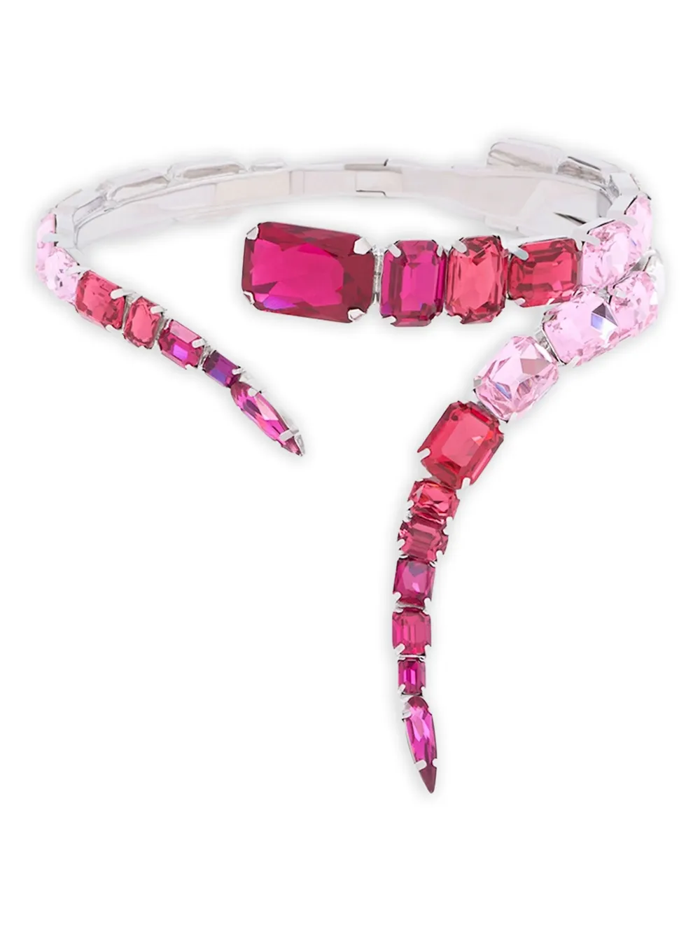 AREA Choker con cristalli - Rosa