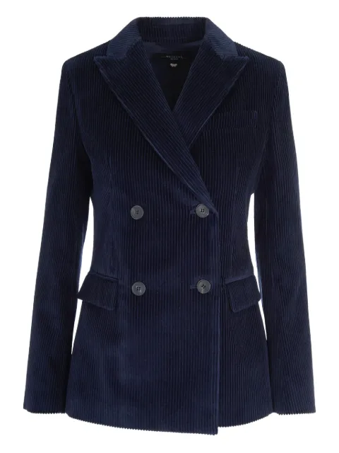 Max Mara double-breasted corduroy blazer 