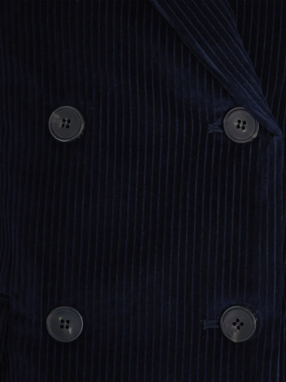 Max Mara Ribfluwelen blazer Blauw