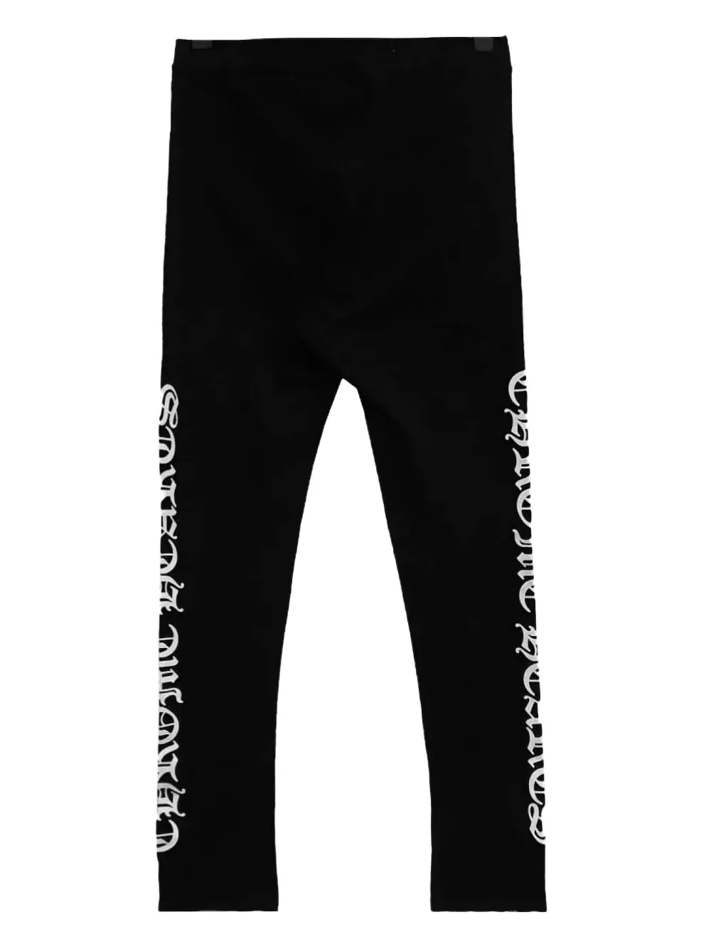 Chrome Hearts Legging met elastische tailleband - Zwart