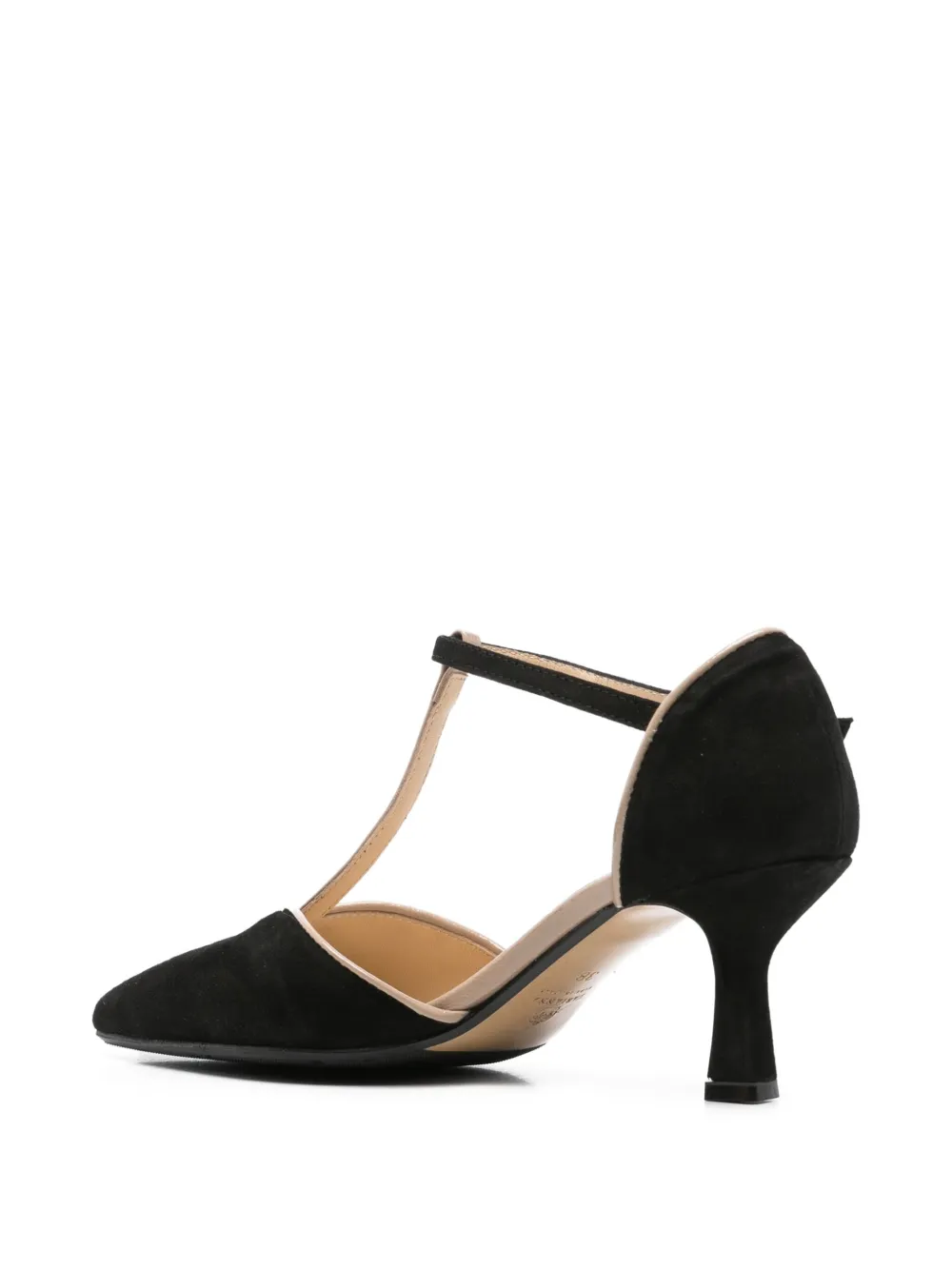 L Arianna 70 mm suède pumps Zwart