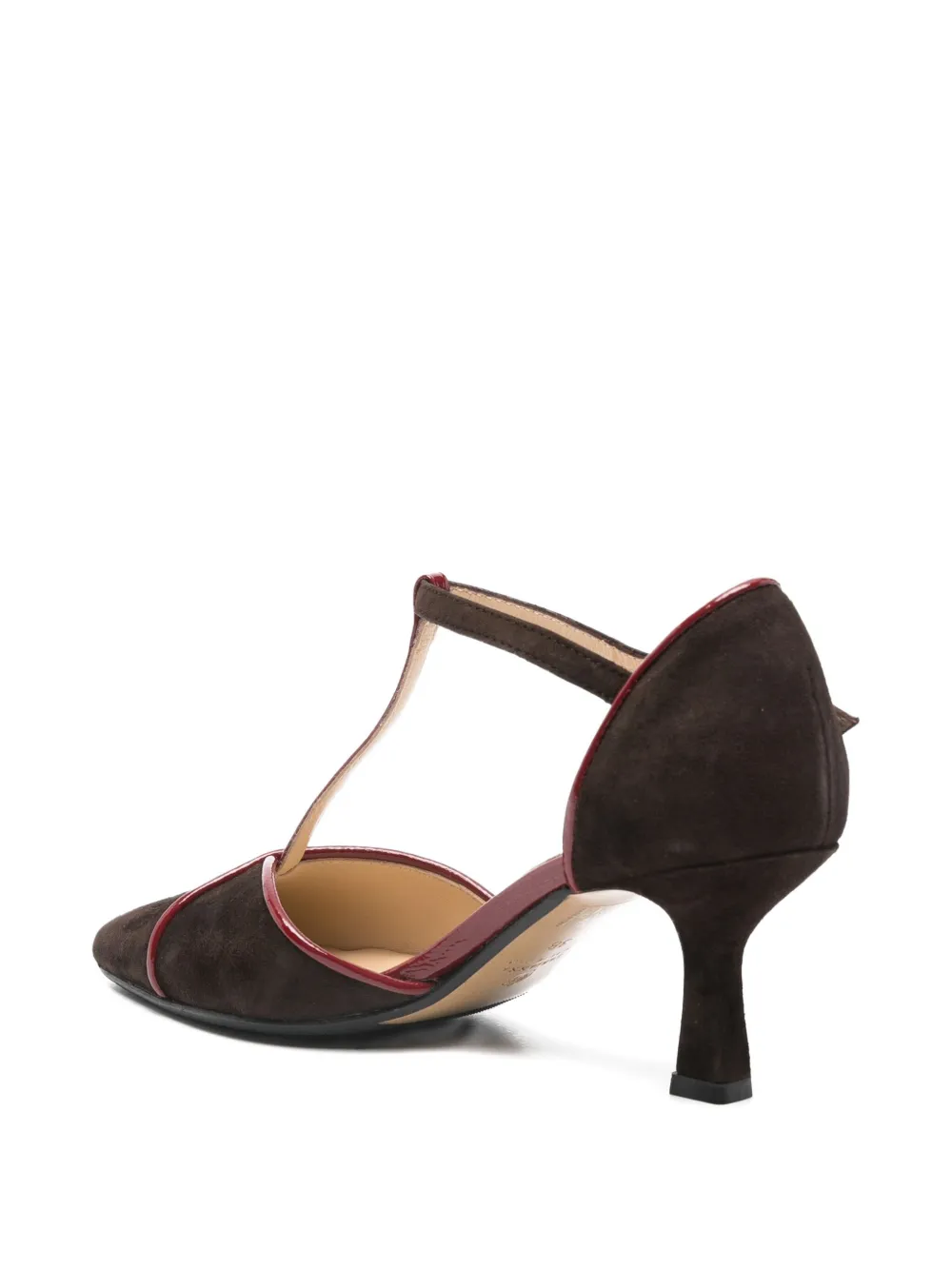 L Arianna Pumps met T-bandje Bruin
