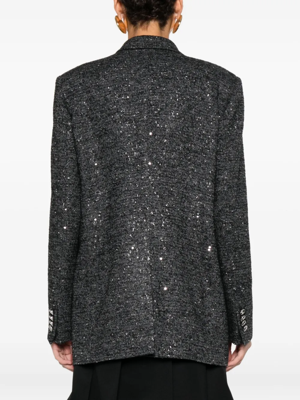Tagliatore Double-breasted Blazer In Gray