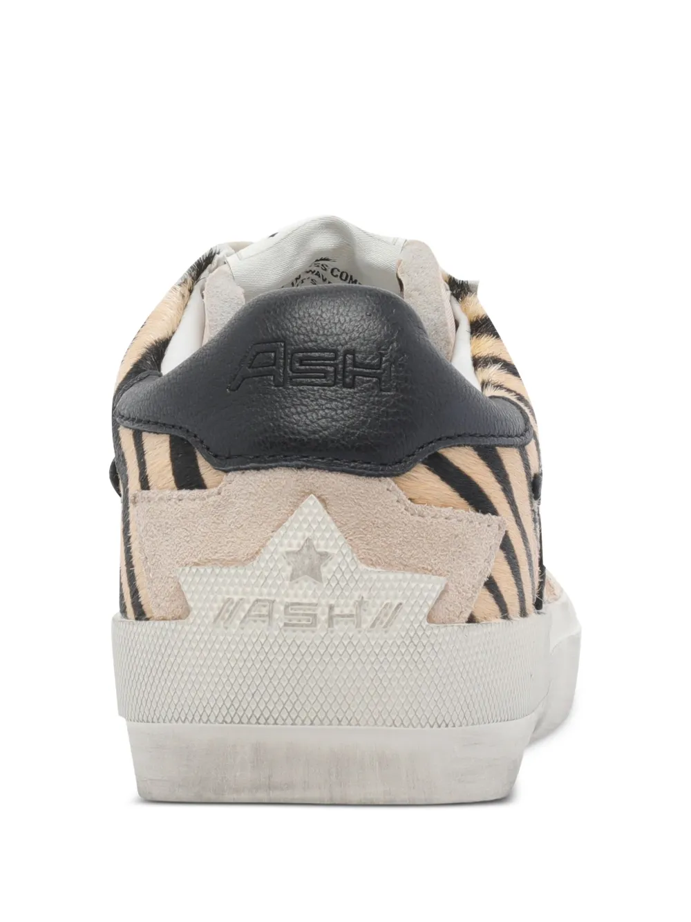 Ash Moonlight sneakers met zebraprint Beige