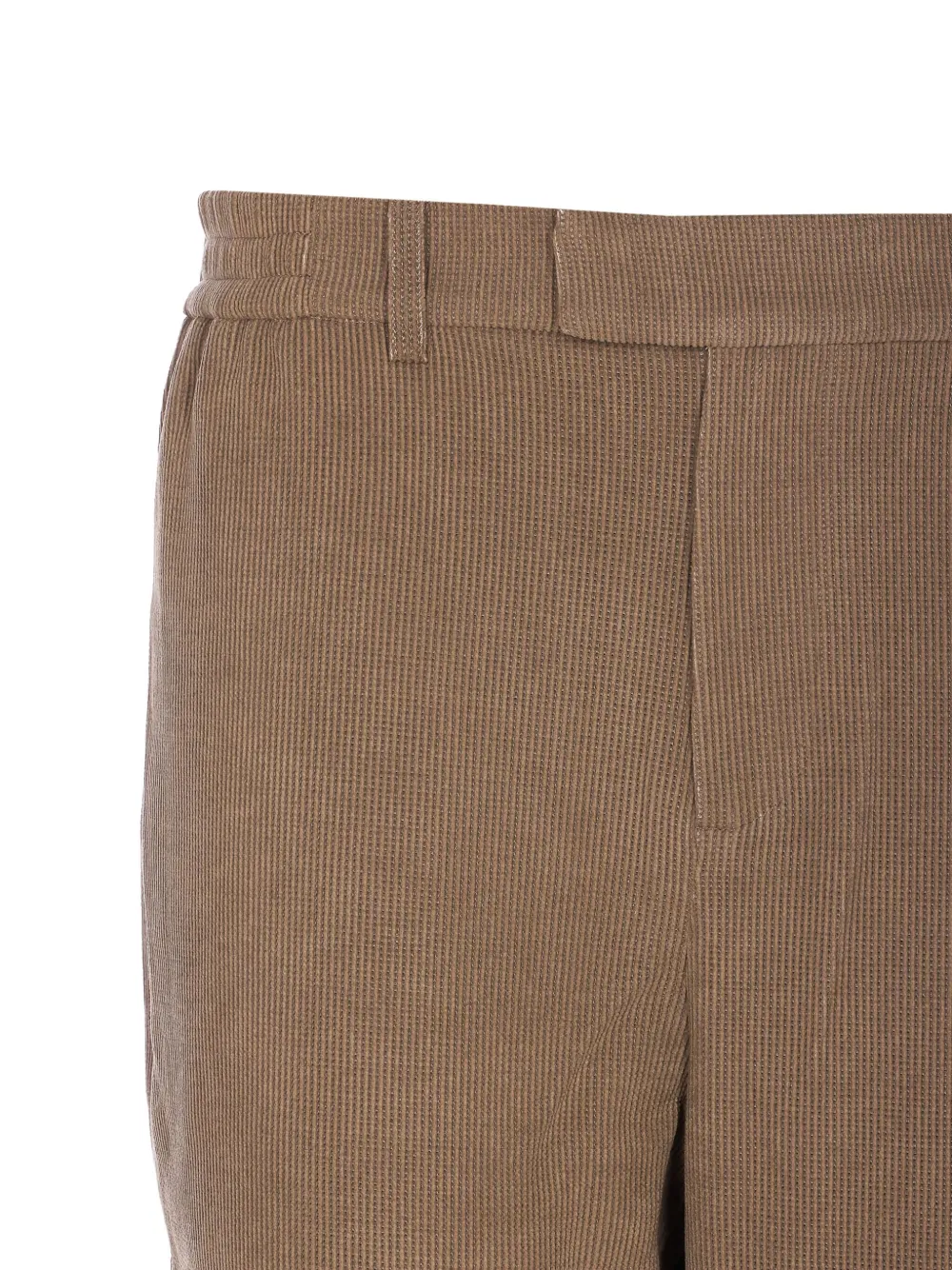 Represent Hybride broek met logoplakkaat Bruin