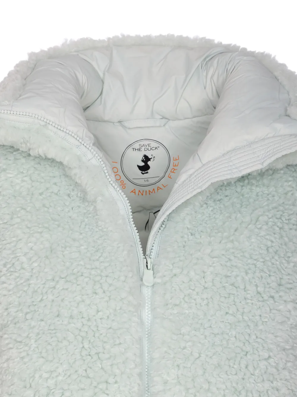 Save The Duck Jack met logopatch Blauw