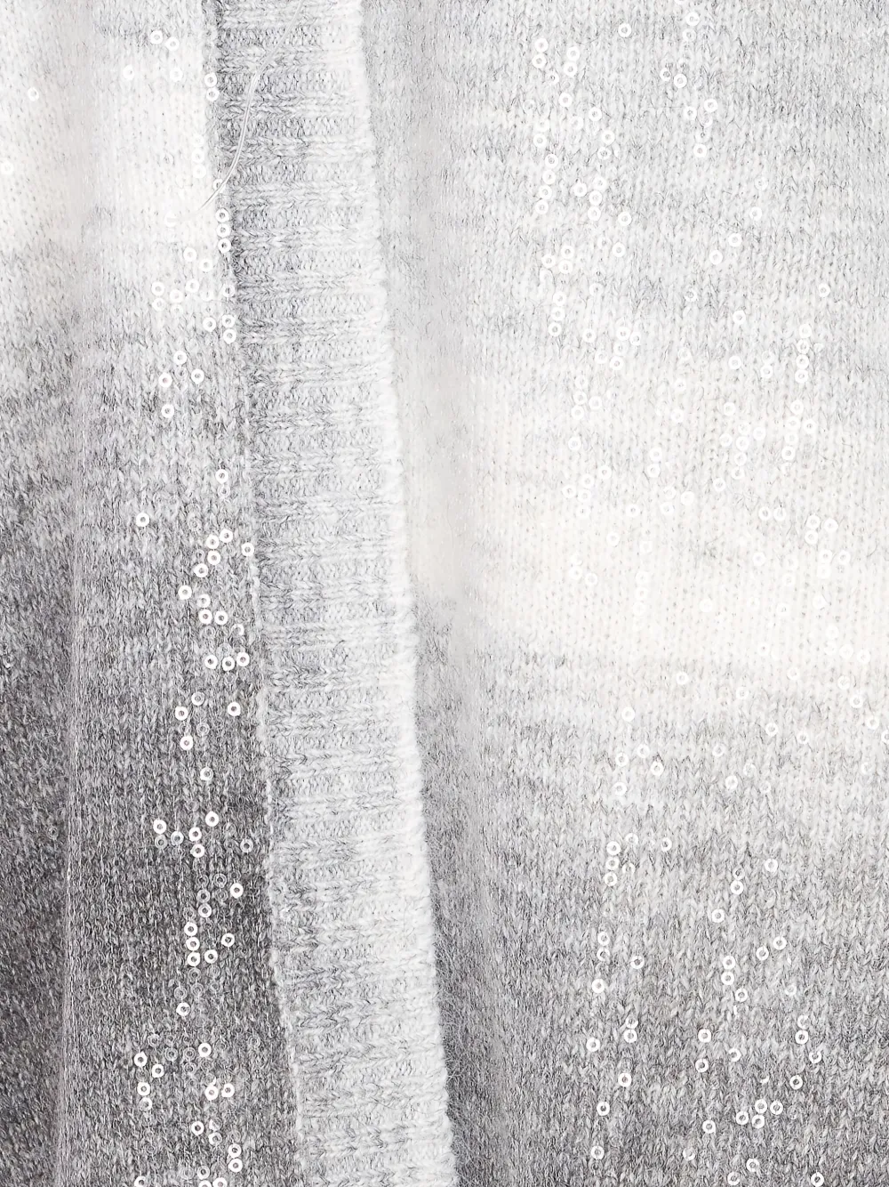 Liu •jo Sequin Long-sleeves Cardigan In Gray
