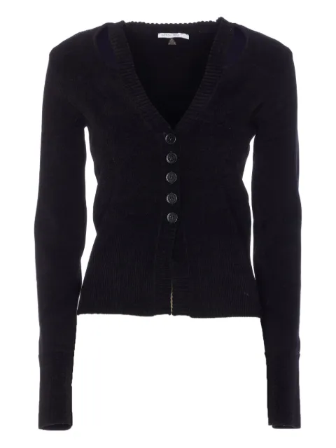 Patrizia Pepe button cut-out cardigan