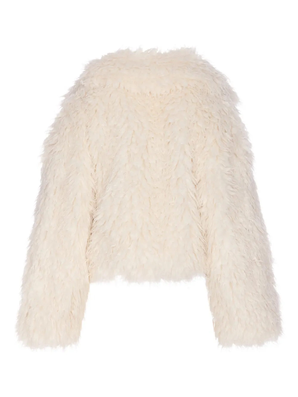 Michael Michael Kors Faux-fur Coat In Neutral