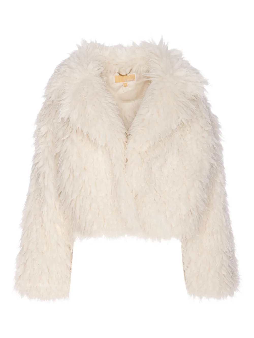 Michael Michael Kors Faux-fur Coat In Neutral