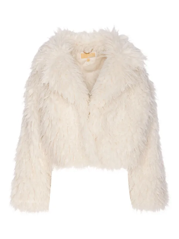 Michael Michael Kors faux-fur Coat | White | FARFETCH