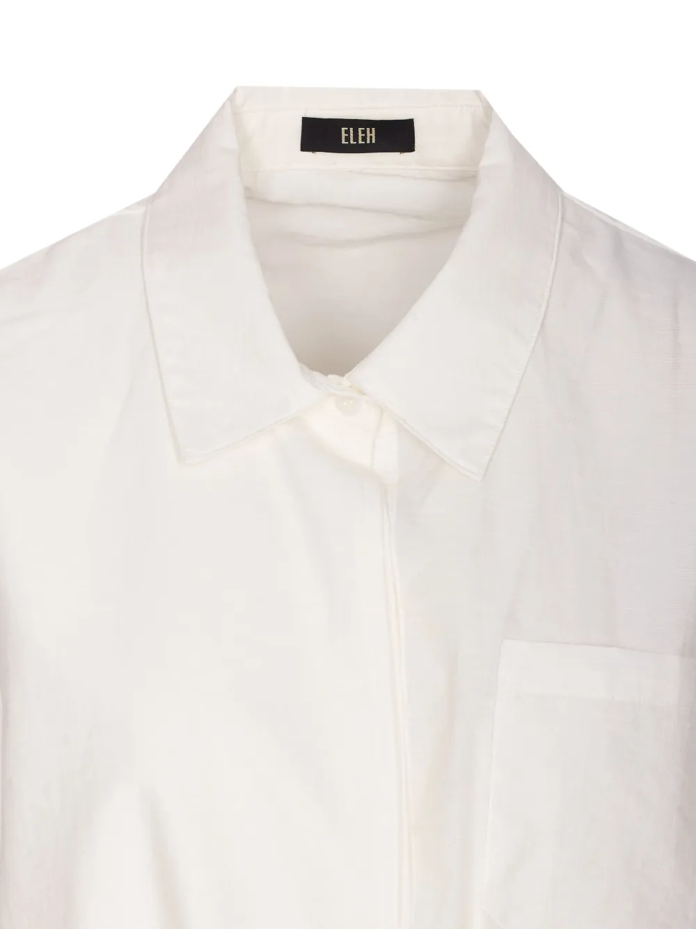 Ele Belted Shirt In White